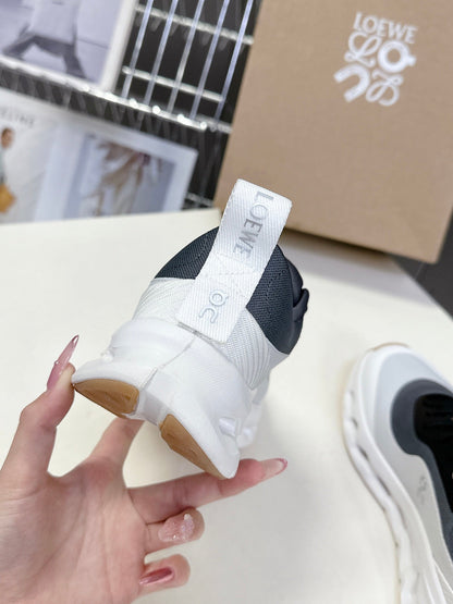Loewe x On Cioudtilt Black Grey Sneaker Mesh Rubber