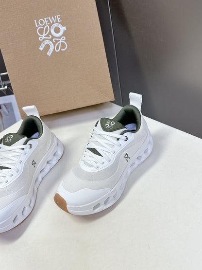 Loewe x On Cioudtilt White Green Sneaker Mesh Rubber