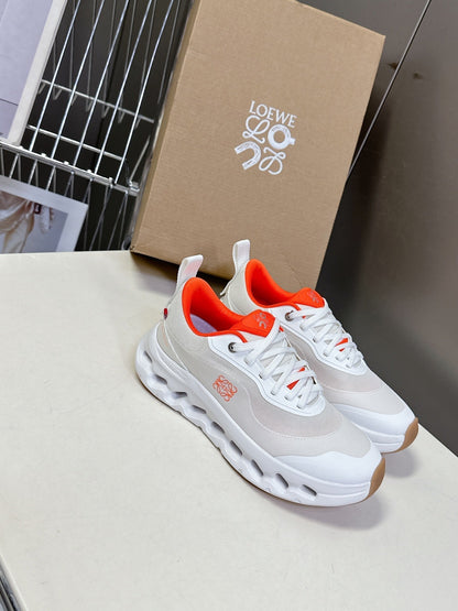 Loewe x On Cioudtilt White Orange Sneaker Mesh Rubber