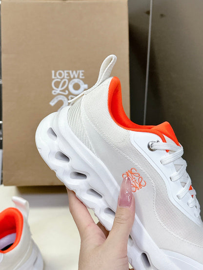 Loewe x On Cioudtilt White Orange Sneaker Mesh Rubber