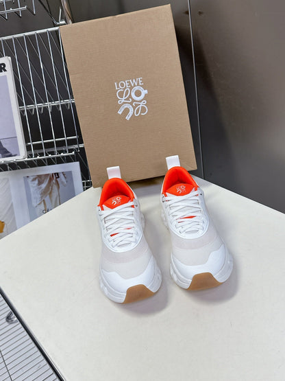 Loewe x On Cioudtilt White Orange Sneaker Mesh Rubber