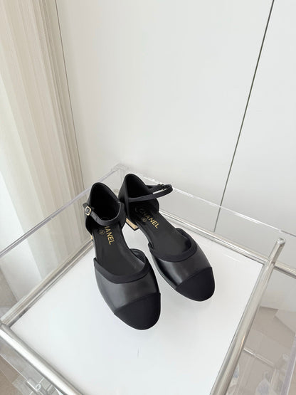 CC 25 Mary Jane Black Sheepskin 238754