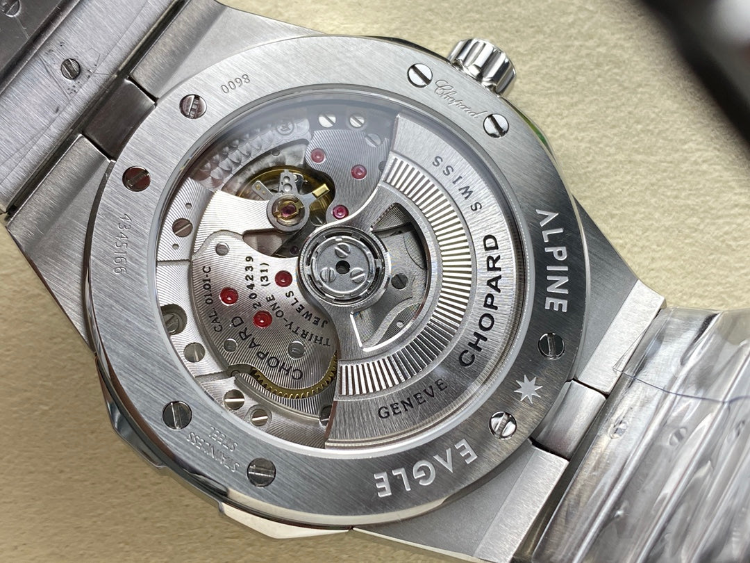 Alpine Eagle 41mm Silver Red Dial