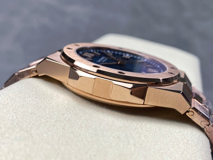 Alpine Eagle 41mm Pink Gold Blue Dial