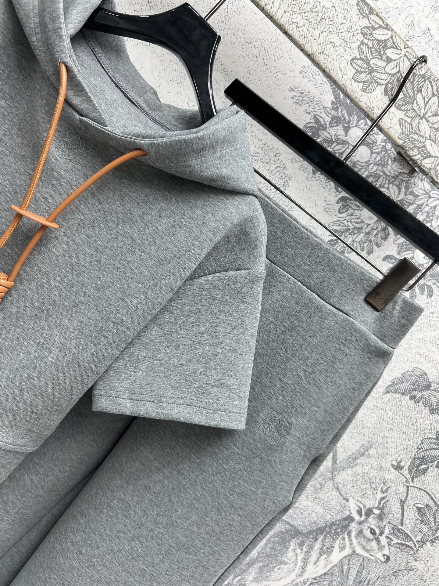 Loewe 25 Sweatshirt Suit Gray Cotton