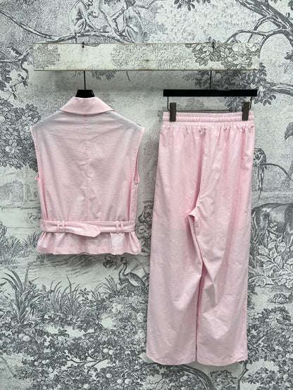 Loewe 25 Vest Suit Cotton Linen