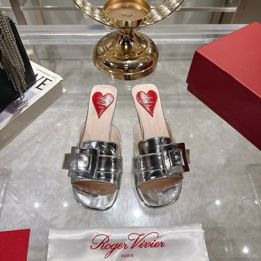 Belle Viv Mules Sliver Lambskin 334645