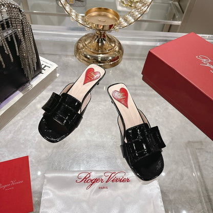 Belle Viv Mules Black Lambskin 334647