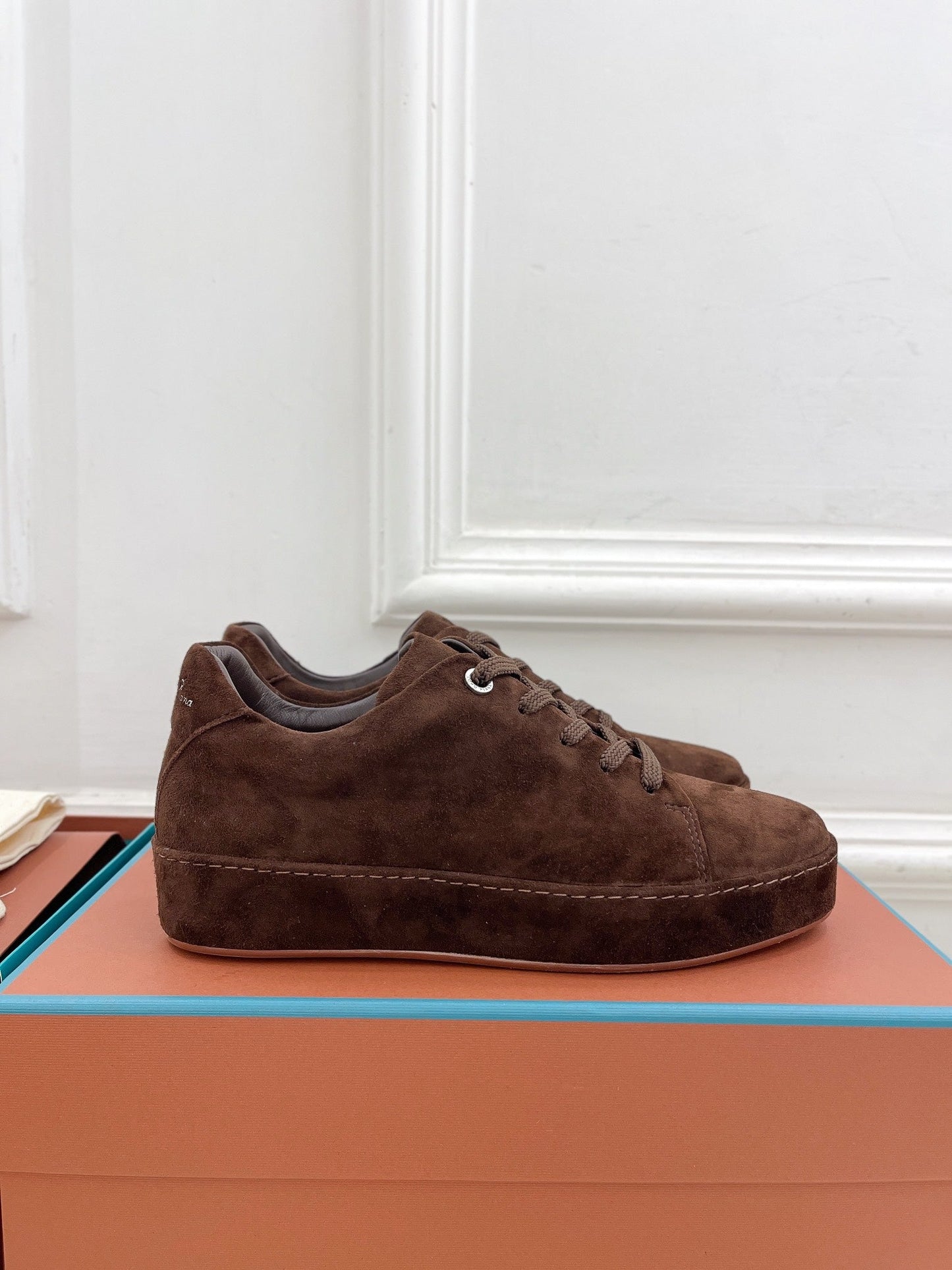 LP Nuage Sneaker In Brown Chocolate Suede  988291