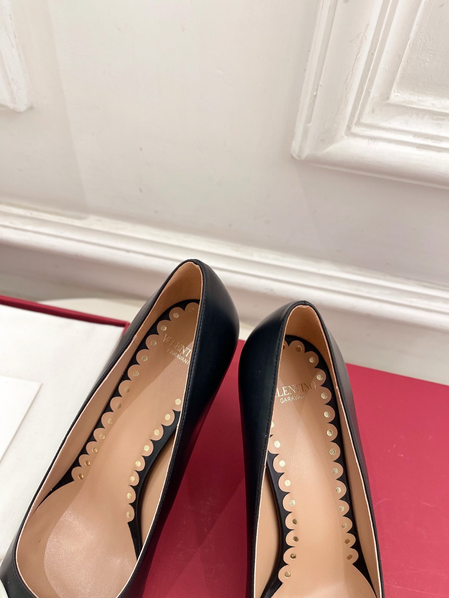 VT 25 Bepointy Pump 8cm Black Lambskin 325520