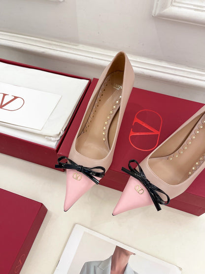 VT 25 Bepointy Pump 8cm Nude Pink Lambskin 325523