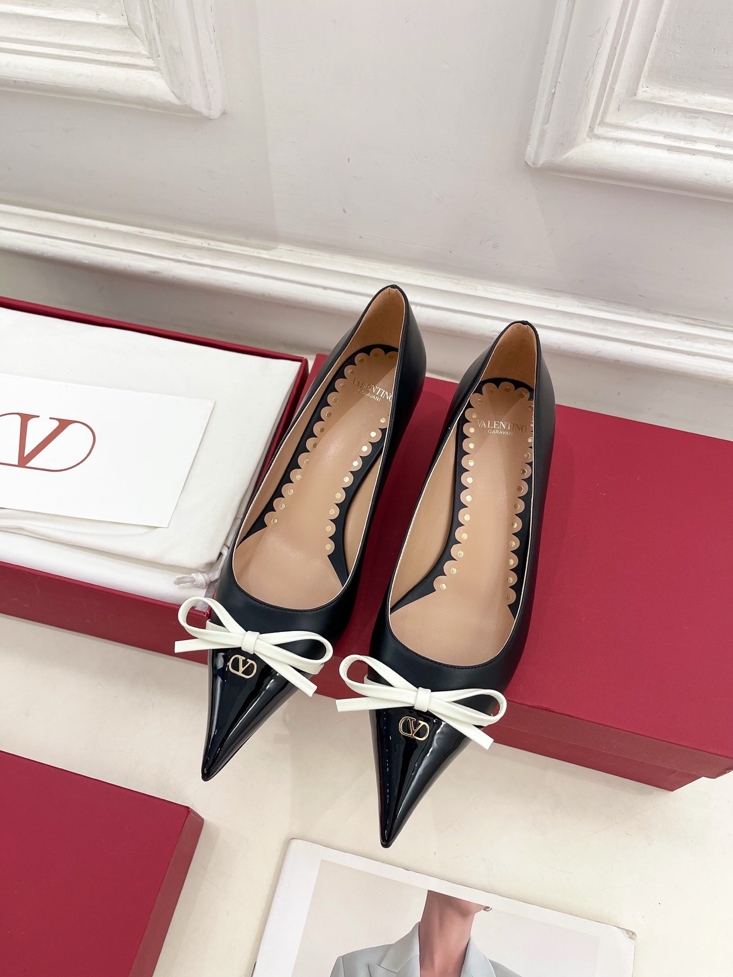 VT 25 Bepointy Pump 4.5cm Black Lambskin 325525