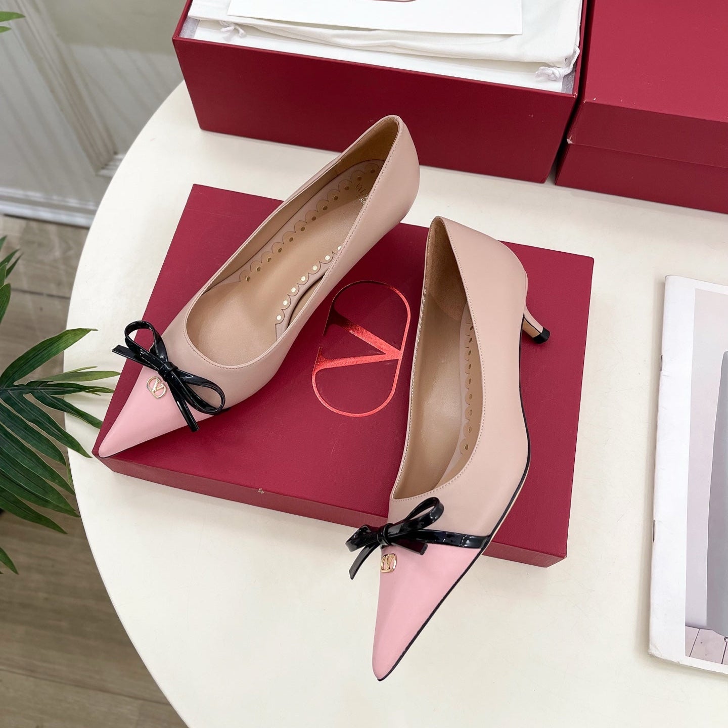 VT 25 Bepointy Pump 4.5cm Nude Pink Lambskin 325528