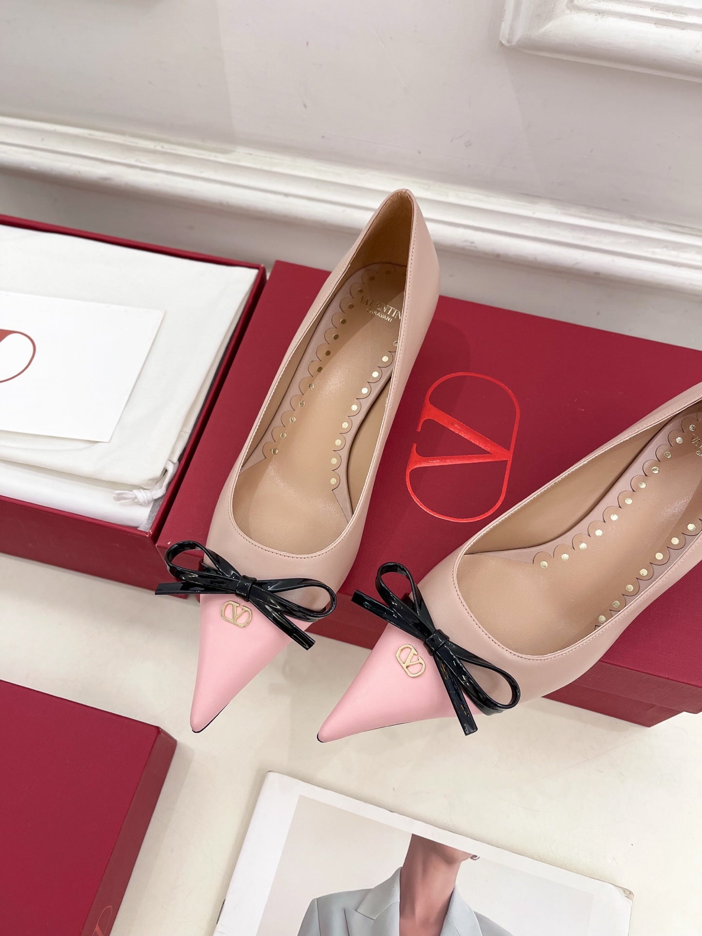 VT 25 Bepointy Pump 4.5cm Nude Pink Lambskin 325528