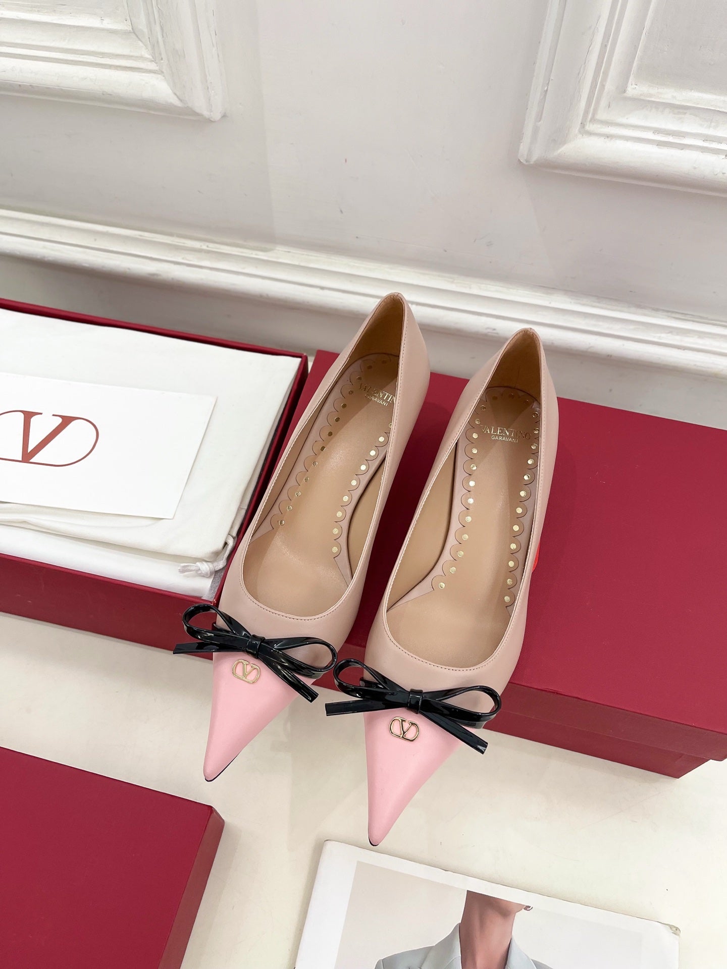 VT 25 Bepointy Pump 4.5cm Nude Pink Lambskin 325528