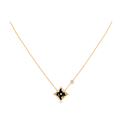 STAR BLACK MOP NECKLACE