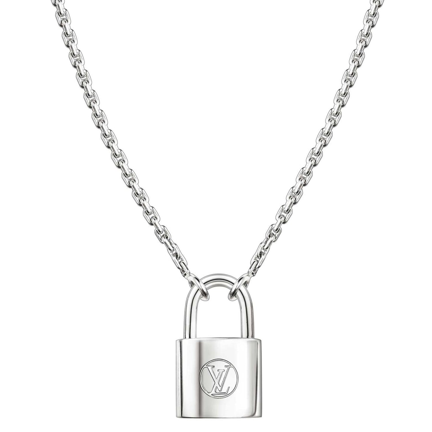 LV CHARITY LOCK NECKLACE