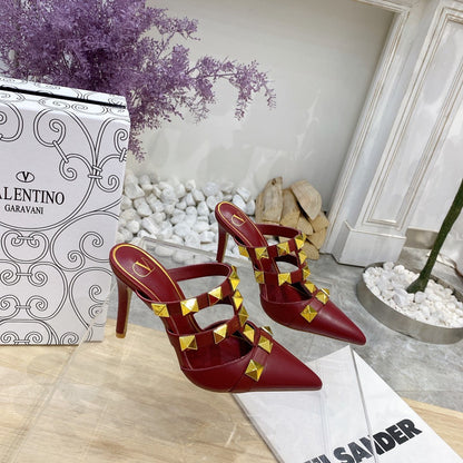 Valentino Pump Mule High Heel 95mm Sheepskin 239527