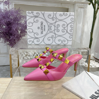 Valentino Pump Mule Heels 65mm Sheepskin 239589