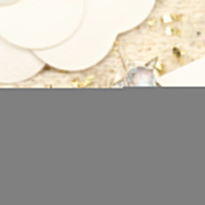 DOUBLE C GOLD DROP STAR EARRINGS