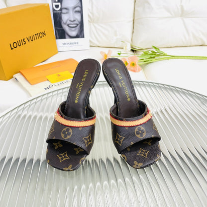 LV Neo Revival 85mm Dark Brown Monogram Calfskin